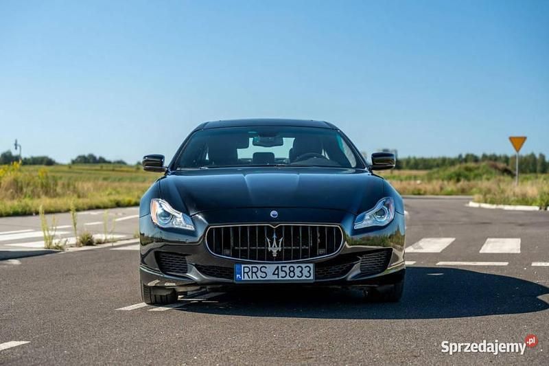 Czarny Używany 2014 Maserati Quattroporte Sedan/Limuzyna | 149 777 zł - Obraz 1/4