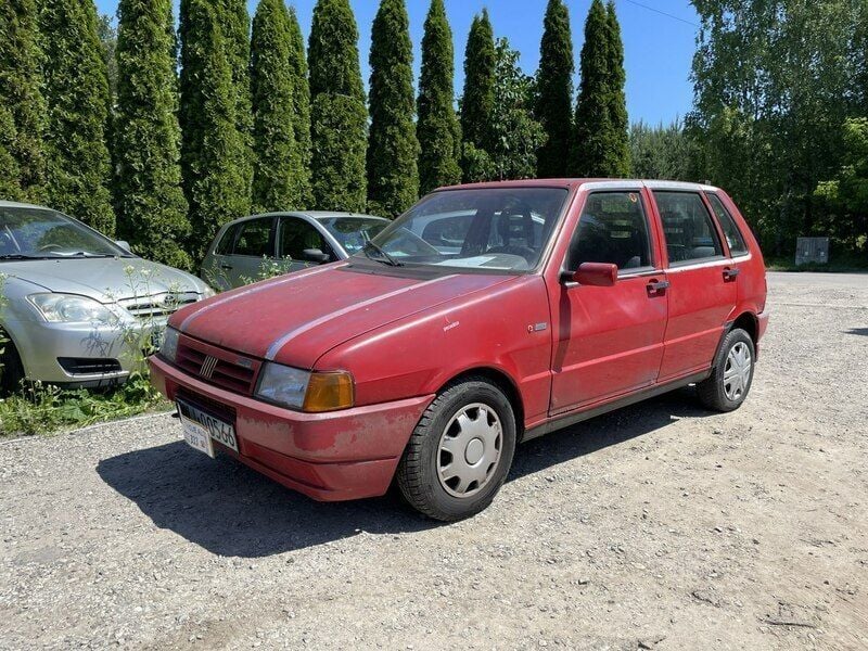 Bordowy Używany 2000 Fiat Uno Hatchback | 800 zł - Obraz 1/4