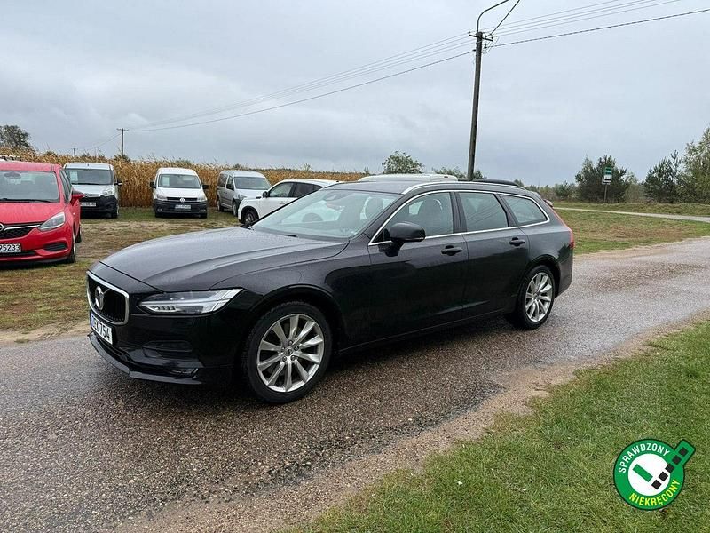 Czarny Używany 2018 Volvo V90 Kombi | 59 900 zł - Obraz 1/4