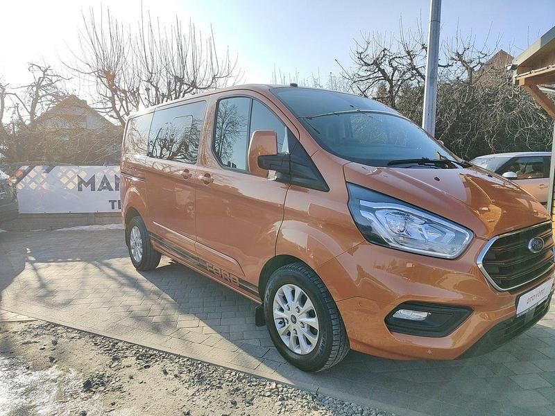 Pomarańczowy (metalik) Używany 2019 Ford Transit Custom Kombi | 67 900 zł (Super Cena) - Obraz 1/4