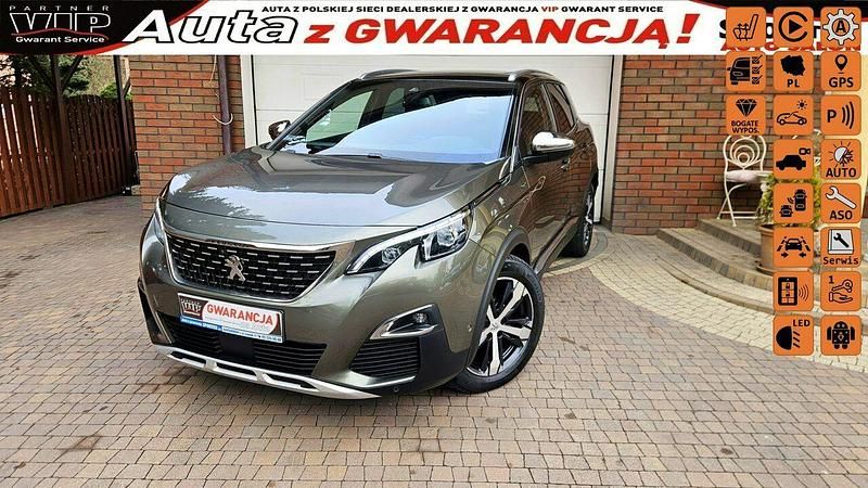 Brązowy Używany 2018 Peugeot 3008 GTi SUV | 89 500 zł (Uczciwa cena) - Obraz 1/4