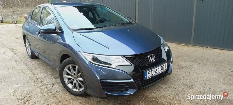 Niebieski Używany 2016 Honda Civic Hatchback | 52 900 zł (Uczciwa cena) - Obraz 1/4