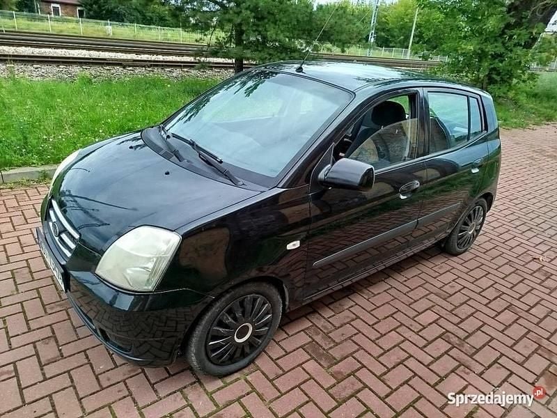 Czarny Używany 2007 Kia Picanto Hatchback | 4200 zł - Obraz 1/4