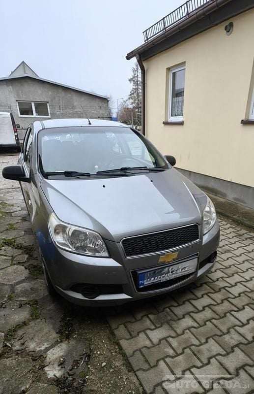 Szary Używany 2009 Chevrolet Aveo Hatchback | 10 500 zł (Drogi) - Obraz 1/4