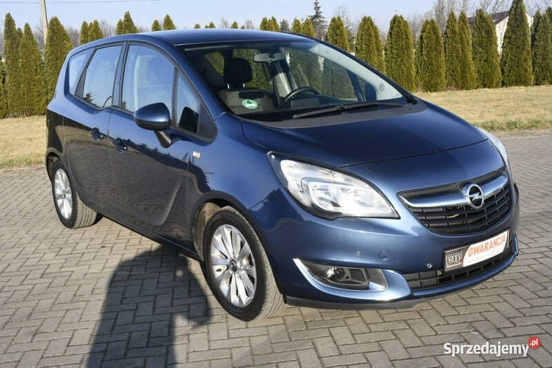 Niebieski Używany 2017 Opel Meriva Minivan | 27 900 zł (Uczciwa cena) - Obraz 1/4