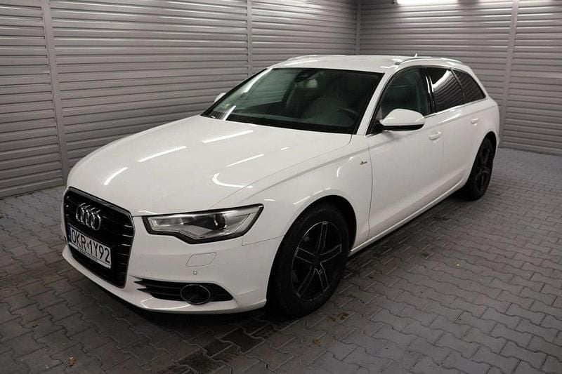 Biały (metalik) Używany 2013 Audi A6 Kombi | 46 400 zł (Dobra cena) - Obraz 1/4
