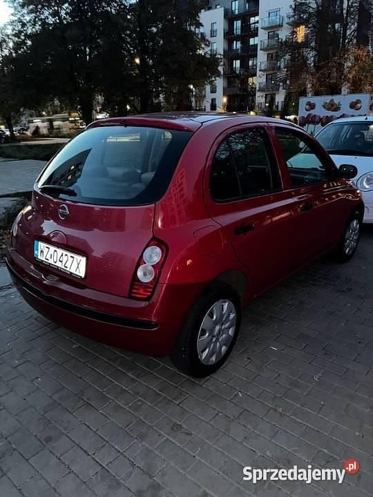 Używany Nissan Micra 80 KM (58 kW) 2004 Czerwony Hatchback