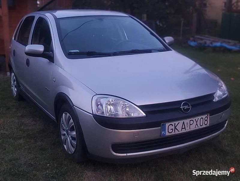 Srebrny Używany 2002 Opel Corsa Elegance Hatchback | 4999 zł (Dość drogi) - Obraz 1/4