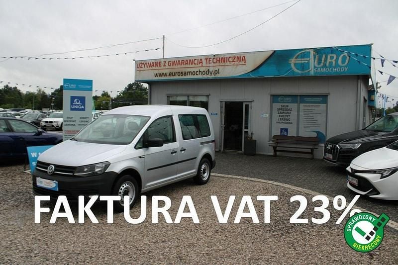 Srebrny (metalik) Używany 2020 VW Caddy Minivan | 49 512 zł (Super Cena) - Obraz 1/4