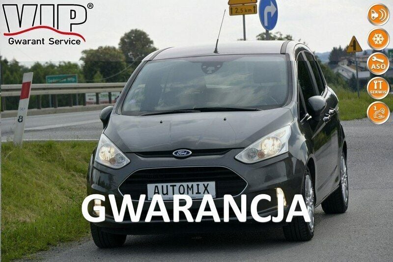 Szary Używany 2015 Ford B-MAX Minivan | 23 300 zł (Dobra cena) - Obraz 1/4