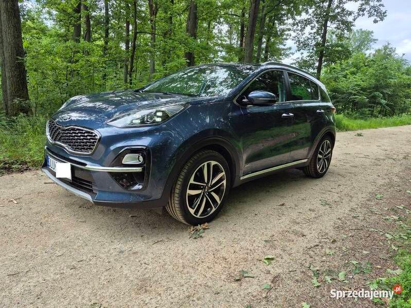 Niebieski Używany 2019 Kia Sportage SUV | 96 900 zł - Obraz 1/4
