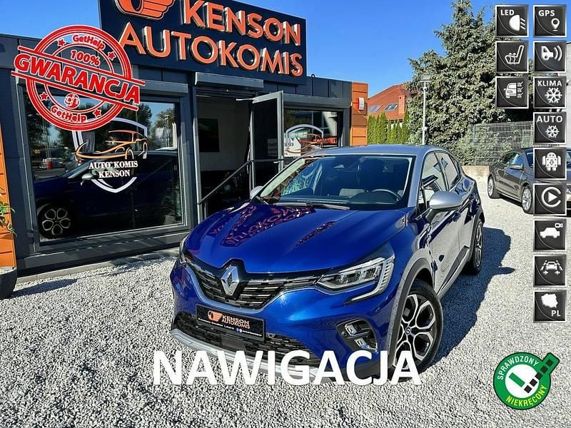 Niebieski (metalik, perła) Używany 2021 Renault Captur Bose Edition SUV | 62 900 zł (Uczciwa cena) - Obraz 1/4