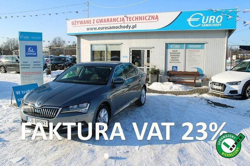 Szary (metalik) Używany 2022 Skoda Superb Hatchback | 69 837 zł (Super Cena) - Obraz 1/4