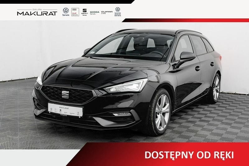 Czarny (metalik) Używany 2020 Seat Leon FR Kombi | 69 900 zł (Uczciwa cena) - Obraz 1/4