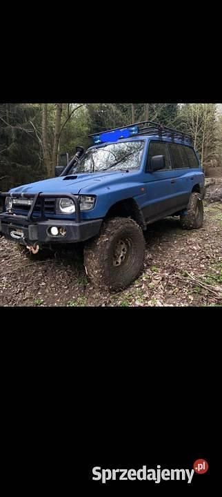 Niebieski Używany 1999 Mitsubishi Pajero SUV | 29 999 zł - Obraz 1/2
