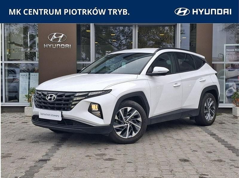 Biały Używany 2021 Hyundai Tucson SUV | 92 900 zł (Uczciwa cena) - Obraz 1/4