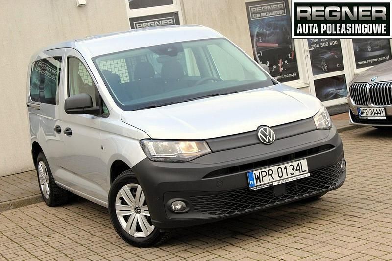 Srebrny Używany 2021 VW Caddy Minivan | 78 900 zł (Drogi) - Obraz 1/4