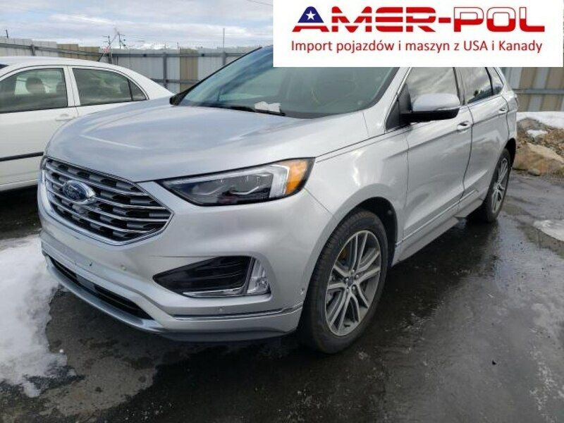 Srebrny Używany 2019 Ford Edge Titanium SUV | 142 000 zł - Obraz 1/4