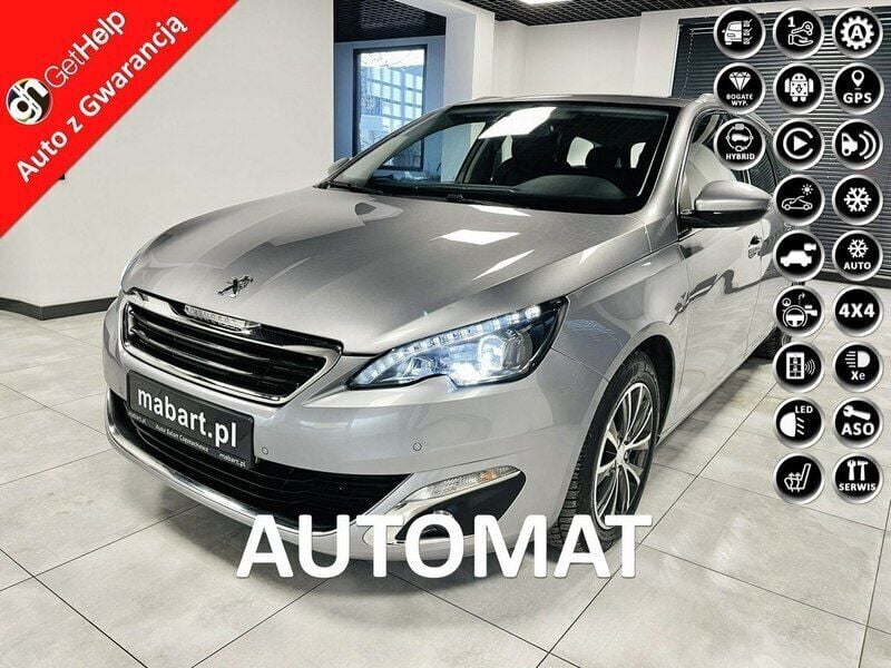 Szary Używany 2016 Peugeot 308 Allure Kombi | 43 100 zł (Uczciwa cena) - Obraz 1/4