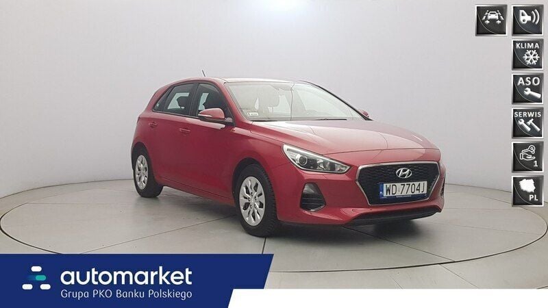 Czerwony Używany 2017 Hyundai i30 Classic Hatchback | 36 850 zł (Dobra cena) - Obraz 1/4