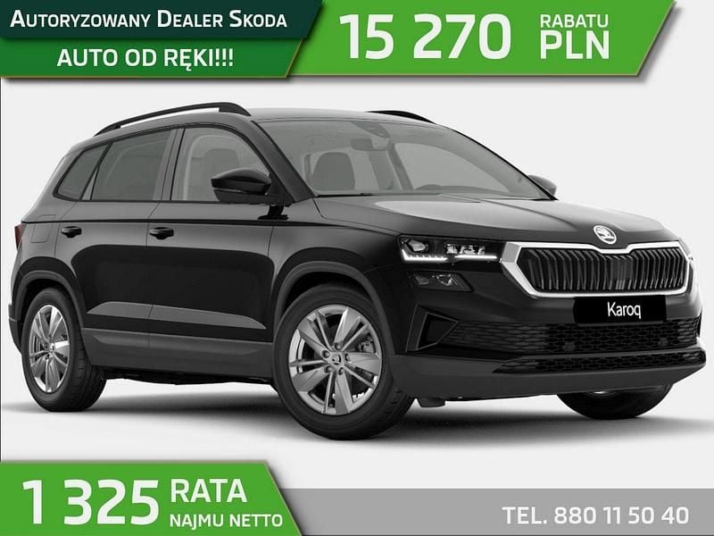Czarny (metalik) Nowe 2025 Skoda Karoq SUV | 135 730 zł (Dobra cena) - Obraz 1/4