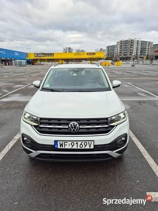 Biały Używany 2021 VW T-Cross SUV | 56 400 zł (Dobra cena) - Obraz 1/4