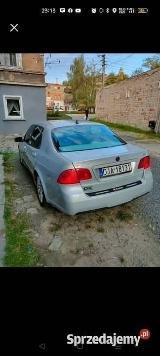 Srebrny Używany 2008 Saab 9-5 Sedan/Limuzyna | 12 500 zł - Obraz 1/4