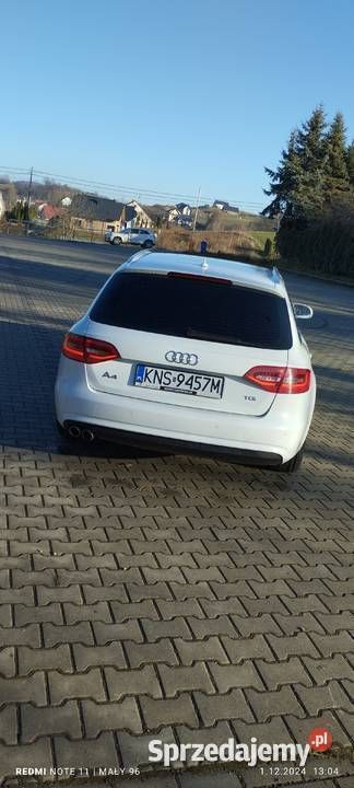 Biały Używany 2013 Audi A4 Kombi | 41 000 zł (Uczciwa cena) - Obraz 1/4