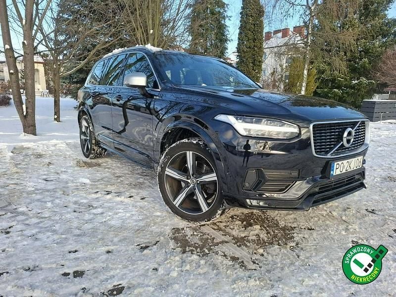 Czarny Używany 2019 Volvo XC90 R-Design SUV | 109 700 zł (Super Cena) - Obraz 1/4