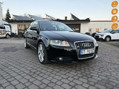 Używany Audi A3 S-Line 160 KM (117 kW) 2008 Czarny Hatchback