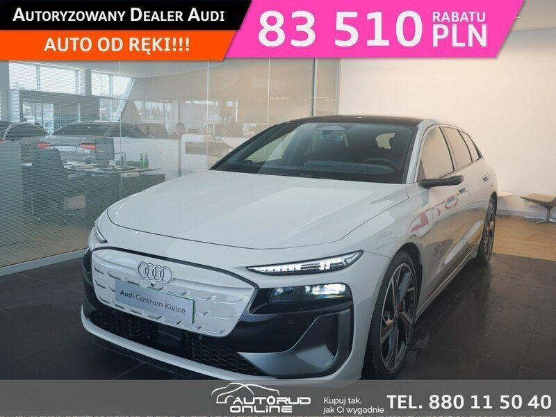 Beżowy (metalik, perła) Używany 2024 Audi e-tron SUV | 399 900 zł - Obraz 1/4