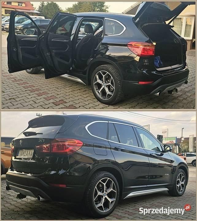 Czarny Używany 2016 BMW X1 xLine SUV | 67 000 zł (Uczciwa cena) - Obraz 1/4