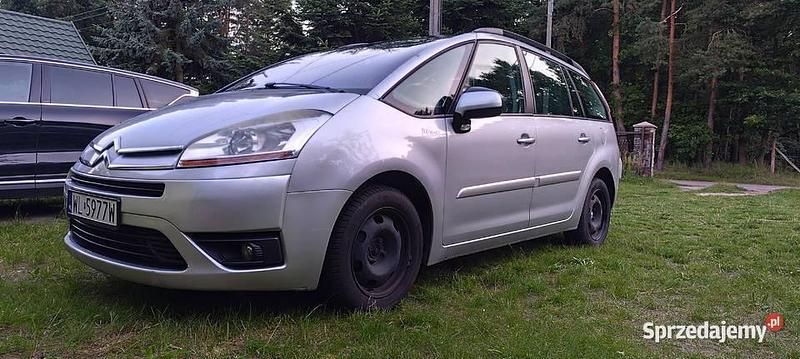 Srebrny Używany 2009 Citroën Grand C4 Picasso Minivan | 10 500 zł (Uczciwa cena) - Obraz 1/4