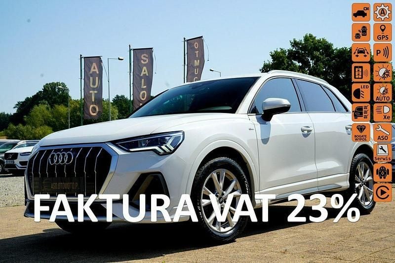 Biały Używany 2023 Audi Q3 S-Line SUV | 119 700 zł (Uczciwa cena) - Obraz 1/4