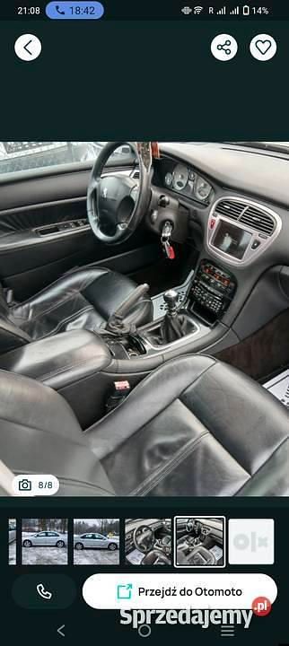 Używany Peugeot 607 2010 Srebrny Sedan/Limuzyna