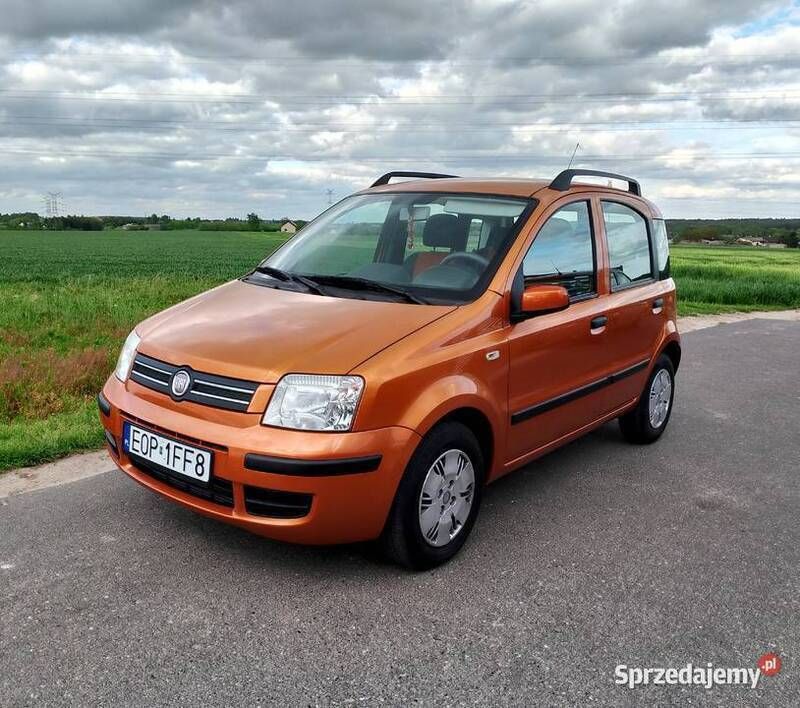 Pomarańczowy Używany 2009 Fiat Panda Hatchback | 11 400 zł (Dość drogi) - Obraz 1/4