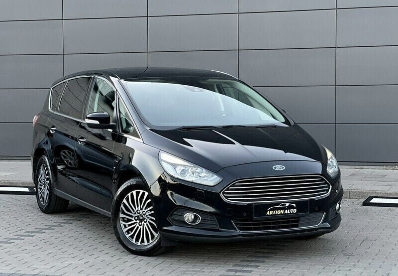 Czarny Używany 2019 Ford S-MAX Titanium Minivan | 62 900 zł (Dobra cena) - Obraz 1/4