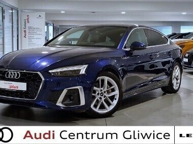 Niebieski Używany 2019 Audi A5 Ambiente Coupe | 174 900 zł - Obraz 1/4