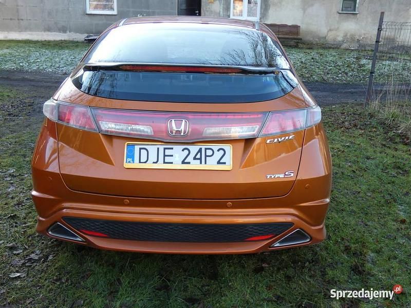 Używany Honda Civic Type S 2009 Pomarańczowy