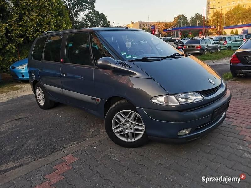 Szary Używany 2002 Renault Espace Minivan | 9600 zł - Obraz 1/4