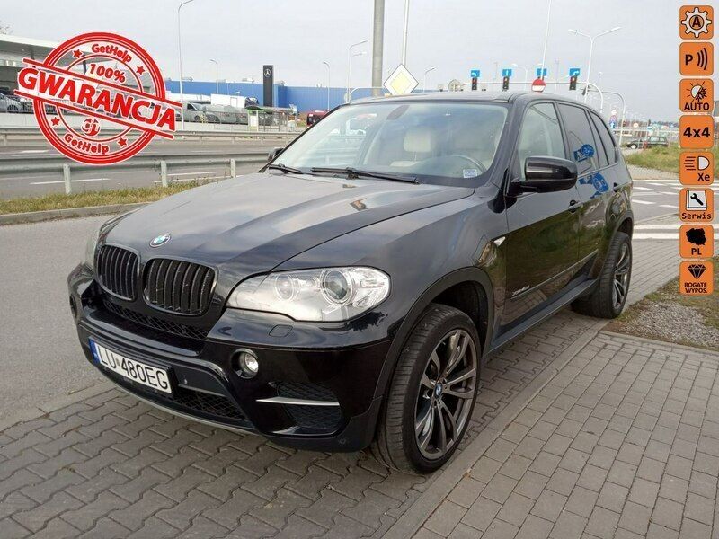 Czarny Używany 2012 BMW X5 SUV | 65 900 zł - Obraz 1/4