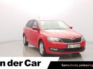 Czerwony (metalik) Używany 2018 Skoda Rapid Ambition Hatchback | 49 900 zł (Drogi) - Obraz 1/4