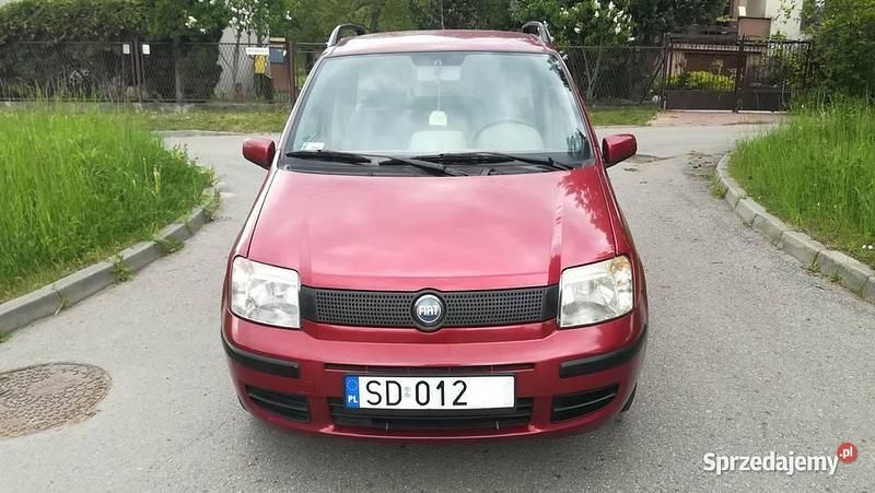 Używany Fiat Panda 2005 Bordowy Hatchback