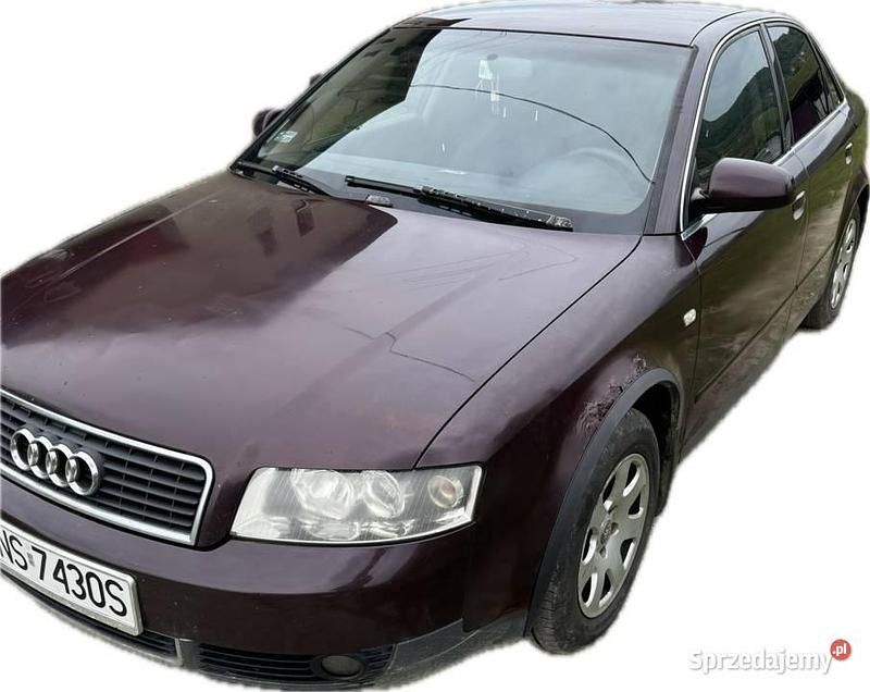 Bordowy Używany 2002 Audi A4 Hatchback | 3400 zł - Obraz 1/4