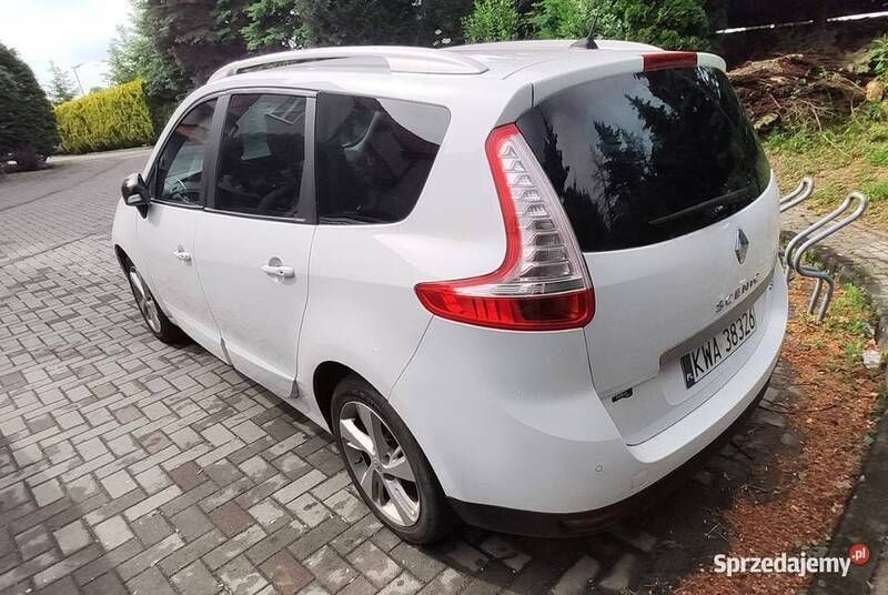 Biały Używany 2014 Renault Grand Scénic III LIMITED Minivan | 32 700 zł - Obraz 1/4