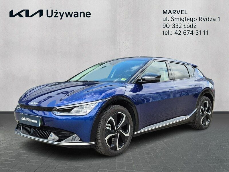 Niebieski Używany 2023 Kia EV6 2 SUV | 168 900 zł - Obraz 1/4
