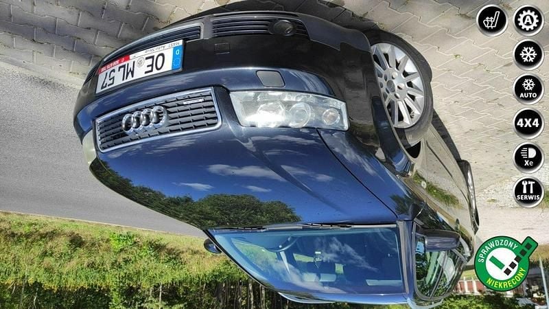 Czarny (metalik, perła) Używany 2002 Audi A4 Kombi | 14 900 zł - Obraz 1/4