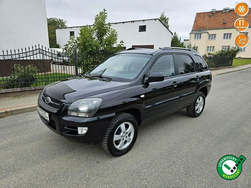 Czarny Używany 2009 Kia Sportage SUV | 21 499 zł (Uczciwa cena) - Obraz 1/4