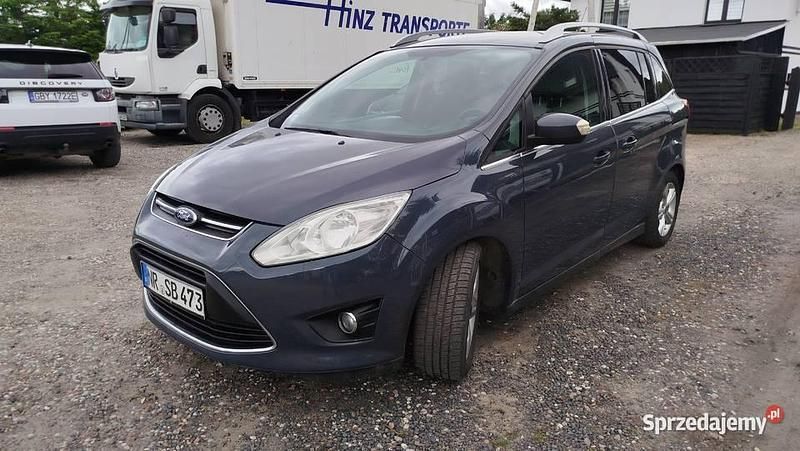 Szary Używany 2012 Ford Grand C-Max Minivan | 22 900 zł (Uczciwa cena) - Obraz 1/4