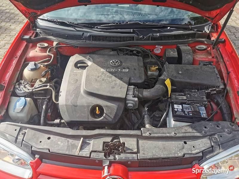 Czerwony Używany 1998 VW Golf IV Hatchback | 14 500 zł - Obraz 1/4